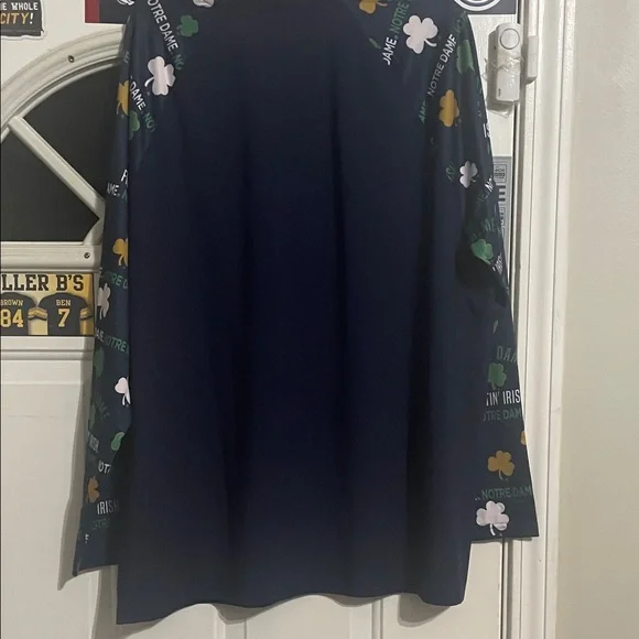 Notre Dame Fighting Irish Long Sleeve Shirt - Navy - Picture 5 of 5